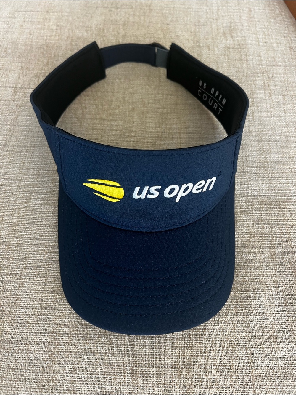 US Open Men's Navy Tennis Visor